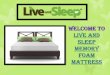 Live and sleep memory foam mattress