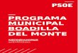 Programa Electoral PSOE Boadilla del Monte 2015