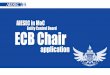 ECB Chair Application 15-16