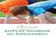 Preplay handbook for ambassadors