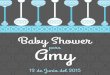Folleto baby shower Amy