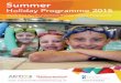 FULL summer holiday activity programme 2015 for SE and mid Northumberland