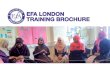 EFA London training brochure