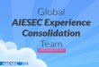 Global AIESEC Experience Consolidation Team