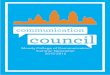 Communication Council Summer Newsletter 2015
