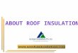 About Roof Insulation Material