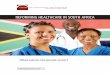 Reforming healthcare in South Africa: What role for  the private sector?