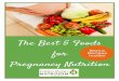 The Best 5 Foods For Pregnancy Nutrition