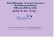 College Learners Induction Handbook 2015 16 docx