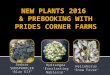 PCF New plants 2016