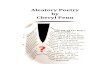 Aleatory poetry by cheryl penn