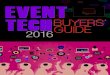 Event tech Buyers' Guide 2016