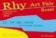 Flyer of RHY ART FAIR BASEL 2016