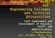 Continuous Transformation Model for Engineering Universities