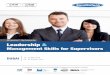 Leadership and Management Skills for Supervisors