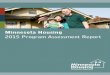 2015 Minnesota Housing Program Assessment Report