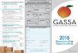 GASSA Sponsorship/Advertising Opportunities