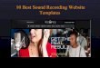 10 best sound recording studio website templates