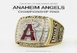 2002 Anaheim angels World series championship ring