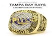 2008 Tampa Bay Rays AL championship ring
