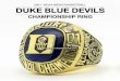 2001 Duke blue devils NCAA championship ring