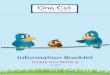 One Call Insurance - Home Insurance Policy Booklet - April 2016