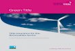 First Title - Green Title - Title Insurance for the Renewables Sector Scotland Brochure