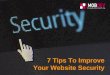 7 tips to improve your website security