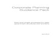 Corporate Planning Guidance Pack (PDF)