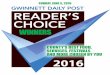 2016 Reader's Choice Winners