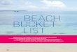 Beach Bucket List