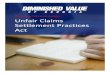 Unfair Claims Settlement Practices Act