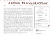 JOSS Newsletter