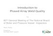Introduction to Phased Array Weld Quality
