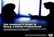 The Employer's Guide to Hiring a Safety Professional