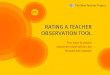 rating a teacher observation tool - TNTP