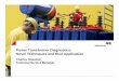 Power Transformer Diagnostics: Novel Techniques and their 