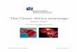 The China-Africa marriage