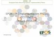 EPOS –IP (Implementation Phase) TCS GNSS Data & Products