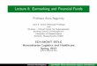 Lecture 8: Earmarking and Financial Funds