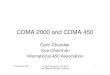 CDMA 2000 and CDMA 450 - ITU