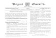 NS Royal Gazette Part I - Volume 225, No. 1 - January 6, 2016