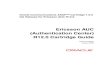 Oracle Communications ASAP Ericsson AUC R12.0 Cartridge Guide