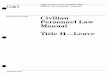 OGC-96-6 Civilian Personnel Law Manual: Title II--Leave
