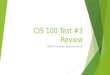 CIS 100 Test #3 Review - Reach