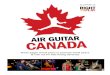 2016 Air Guitar Canada Sponsorship Package