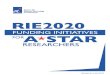 RIE 2020 Aide-Memoire