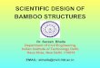 SCIENTIFIC DESIGN OF BAMBOO STRUCTURES