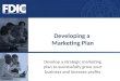 Developing a Marketing Plan - FDIC