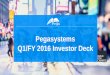 Pegasystems Q1/FY 2016 Investor Deck